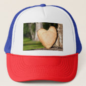 Casquette coeur en bois (Devant)