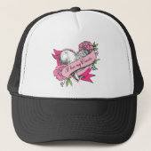 Casquette Coeur et Rose (Devant)