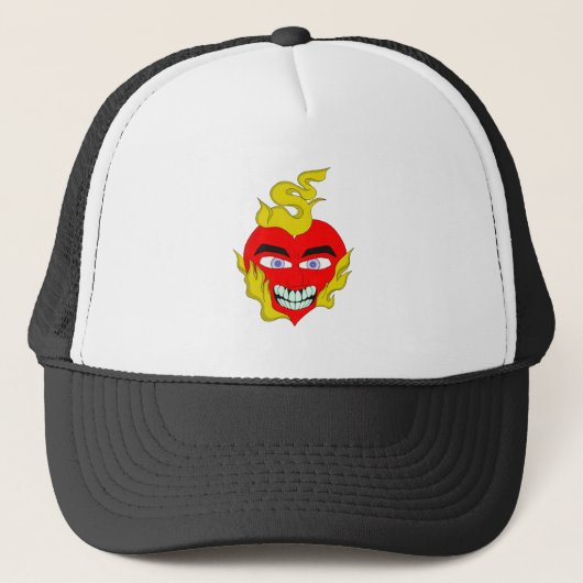 Casquette Coeur flamboyant (Devant)