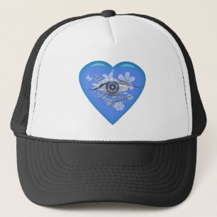 Casquette Coeur floral mystique de l'oeil