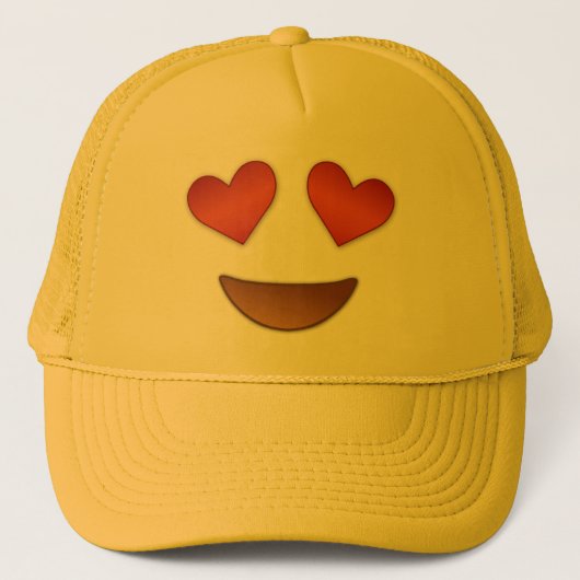 Casquette Coeur mignon pour l'emoji de yeux (Devant)