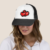 CASQUETTE COEUR PIXEL (En situation)