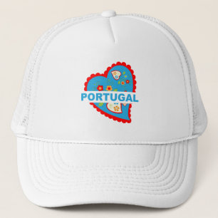 Casquette Coeur portugais joyeux