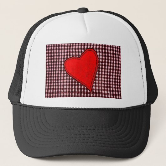 Casquette Coeur rouge (Devant)