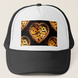 Casquette coeur steampunk