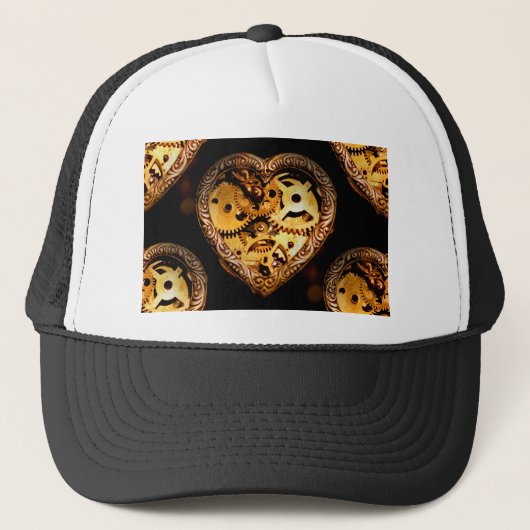 Casquette coeur steampunk (Devant)