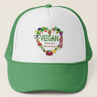 Casquette Coeur végétalien
