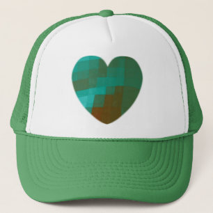 Casquette coeur vert