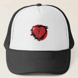Casquette Coeur Zipper