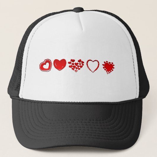 Casquette Coeurs (Devant)
