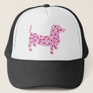 Casquette Coeurs de Dachshund