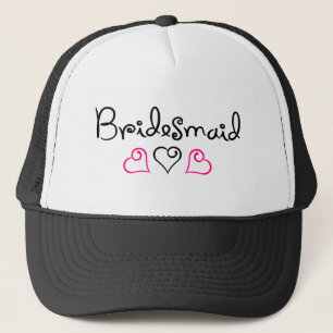 Casquette Coeurs de la demoiselle d'honneur trois
