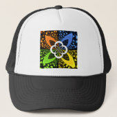 Casquette Coeurs Iridescente Polka sans soudure Point Art Ab (Devant)