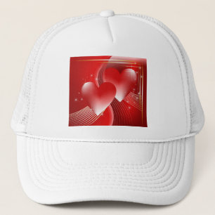 Casquette Cœurs Rouges