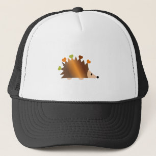 Casquette Coeurs sur un hérisson