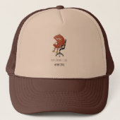 Casquette Coffee First Personality Second Funny Trucker Hat (Devant)