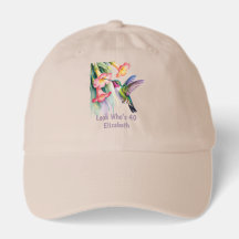 Colibri à l'aquarelle avec fleurs J'ai 40 ans