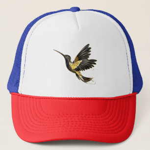 Casquette Colibri noir et or