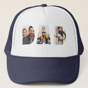 Casquette Collage photo personnalisé DAD minimaliste