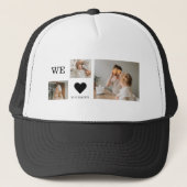 Casquette Collage tendance Photo & We Love You Daddy Gift (Devant)