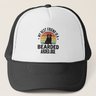 Casquette Colley barbu Design pour amateur de chien Coucher