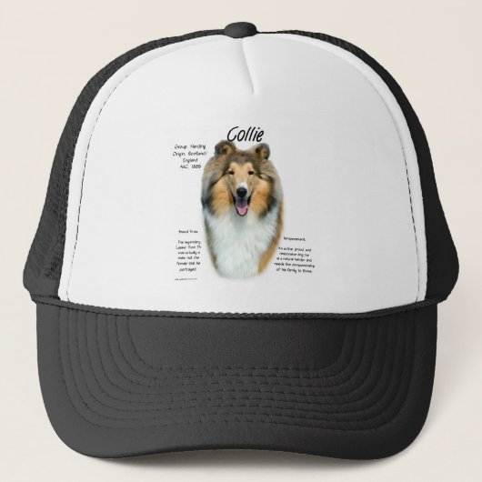 Casquette Collie (sable brut) Historique Conception (Devant)