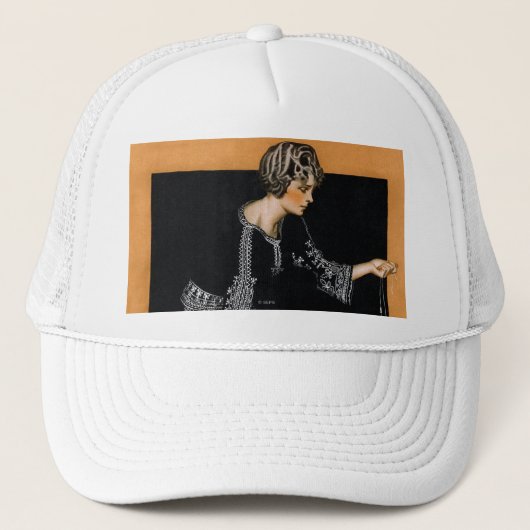 Casquette Collier cassé de perle (Devant)