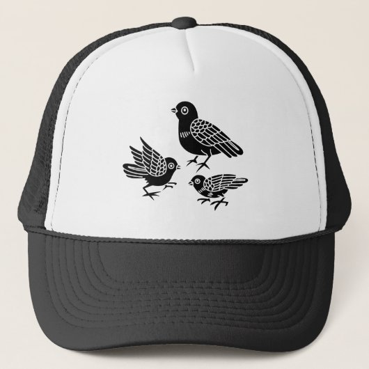 Casquette Colombe avec des enfants (Devant)