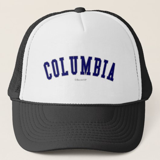 Casquette Colombie (Devant)