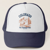 Casquette Colorado Centennial State  | Deer & Mountain (Devant)