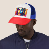 Casquette coloré JesusTrucker ! (En situation)
