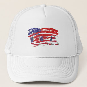 Casquette coloré patriotique drapeau design graphi