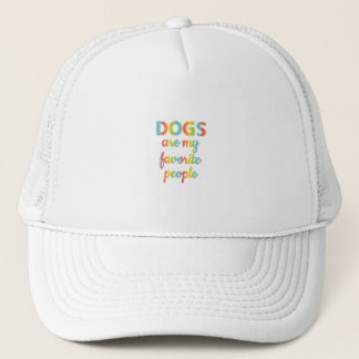 Casquette Colorful Dogs are my favorite people