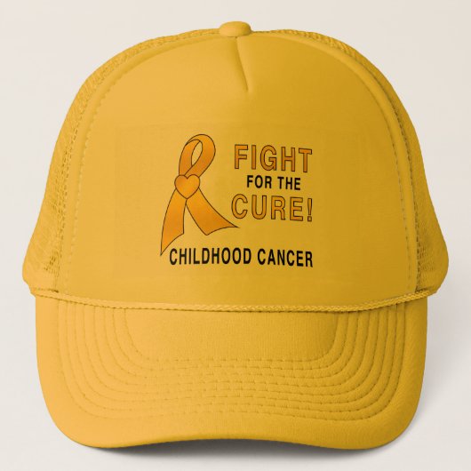 Casquette Combat de Cancer d'enfance pour le traitement (Devant)