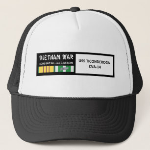 CASQUETTE COMBATTANT D'USS TICONDEROGA VIETNAM