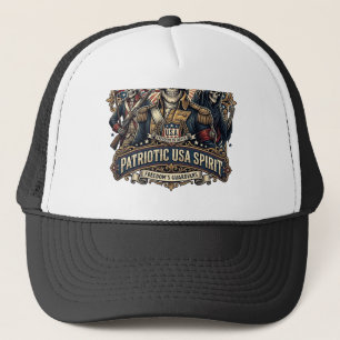 Casquette Commandant de crâne colonial patriotique sombre Sk