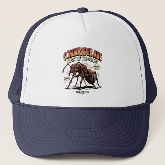 Casquette Commandant Fourmi Puissance de la Colonie Graphiqu (Devant)