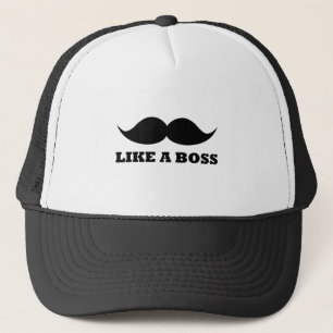 Casquette COMME UN PATRON, conception de moustache