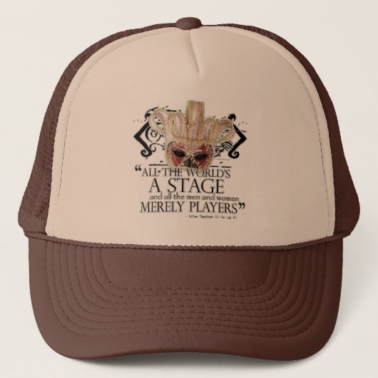 Casquette Comme vous l'aimez pour citer (Devant)