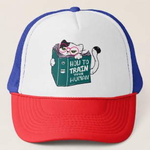 Casquette Comment former votre chat drôle humain avec lunett