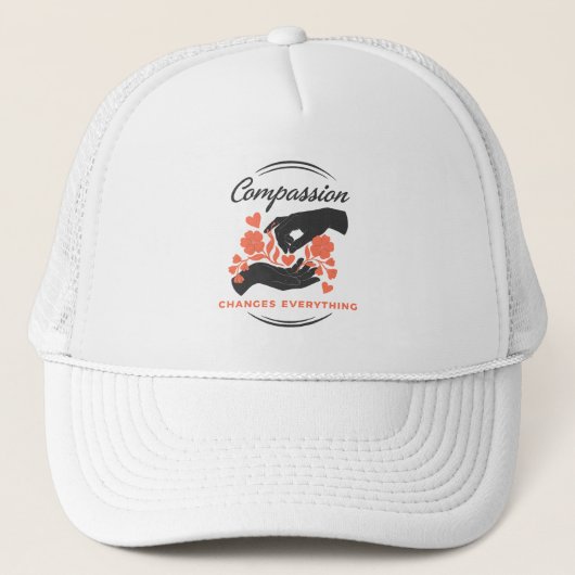 Casquette Compassion Changes Everything Inspirational (Devant)