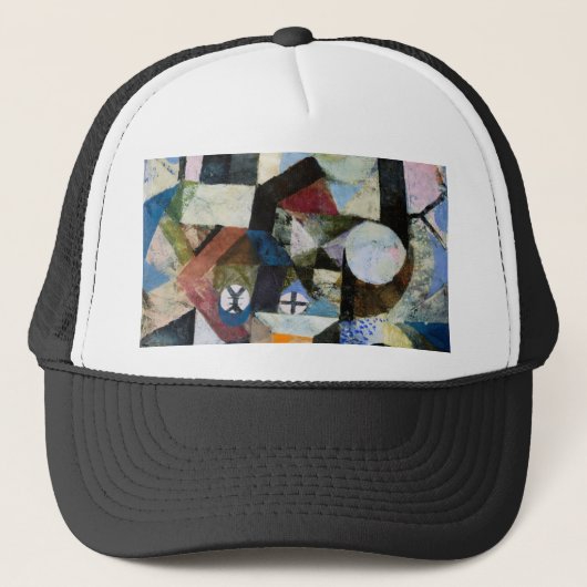 Casquette Composition avec la moitié jaune par Paul Klee (Devant)