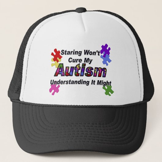 Casquette Compréhension d'autisme (Devant)