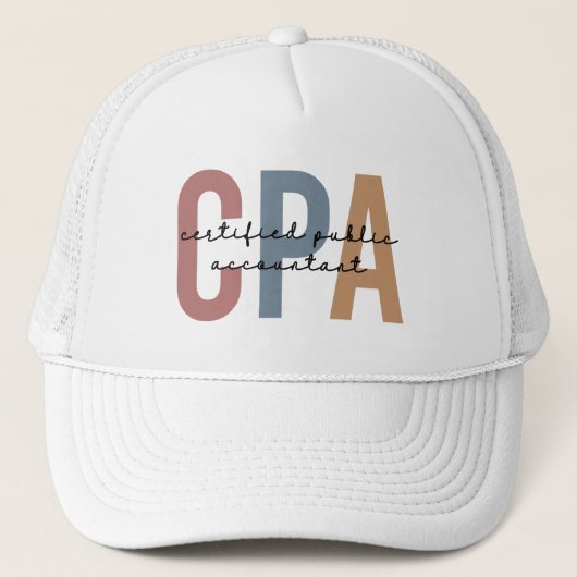 Casquette Comptable public certifié Retro CPA (Devant)