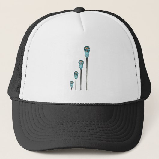 Casquette Compteur de stationnement rétro (Devant)