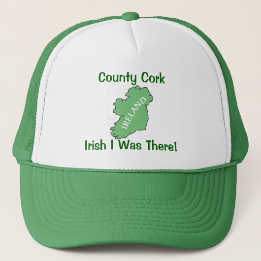 Casquette Comté Cork Irlande Trucker Hat (Devant)