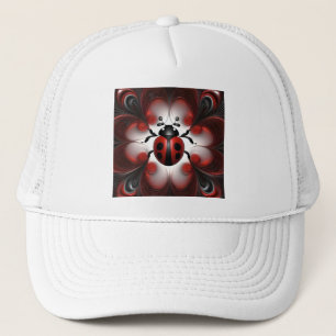 Casquette Conception artistique abstraite de coccinelle,