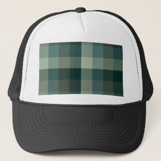 Casquette Conception carreaux vichy vert