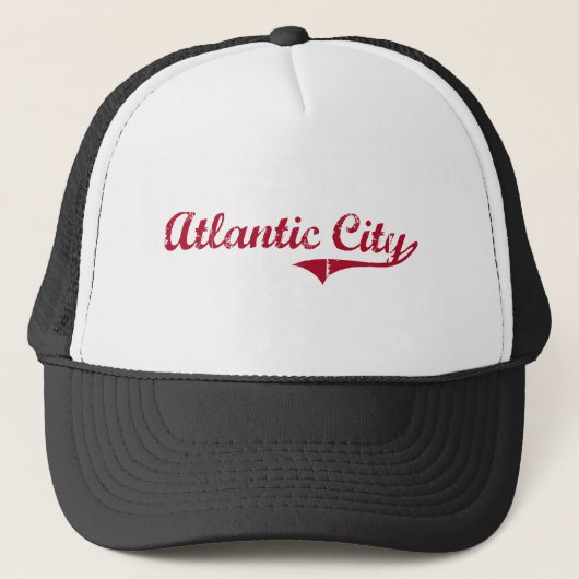 Casquette Conception classique de New Jersey d'Atlantic City (Devant)