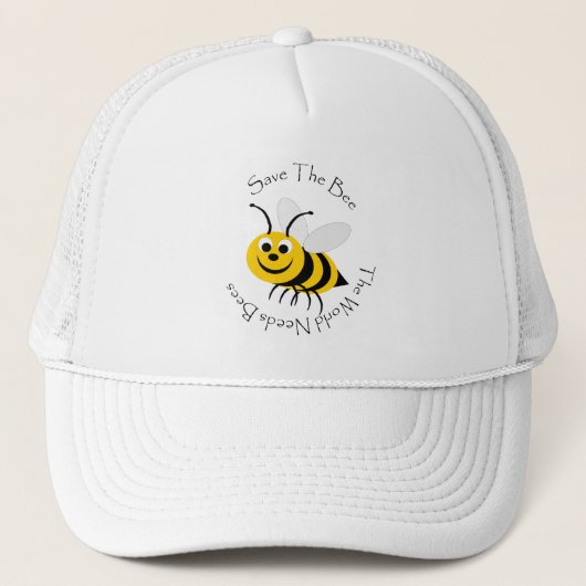 Casquette Conception d'abeilles (Devant)